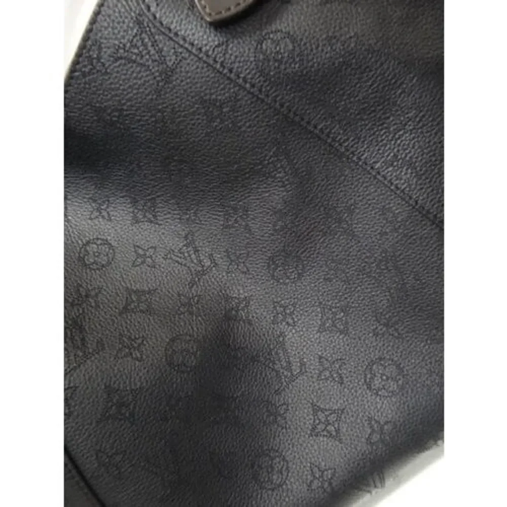 Louis Vuitton Mahina Hina MM Tote Bag Leather Noir